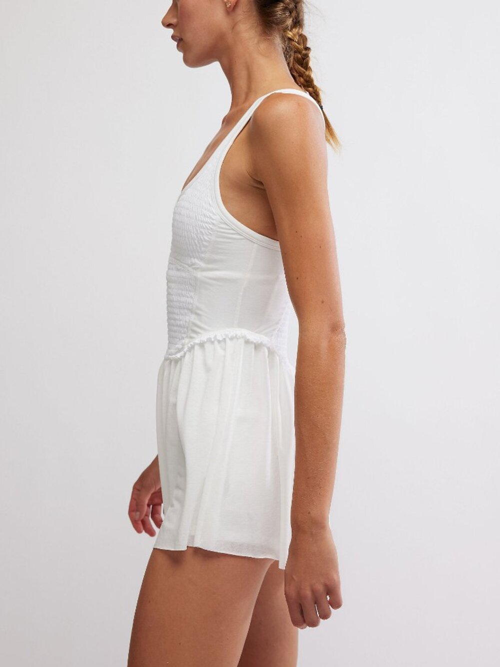 FP MOVEMENT Smockin Hot Dress / White - Picture 3 of 6